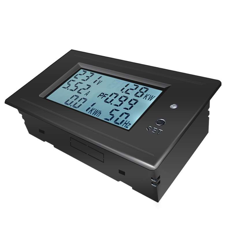 交流电压 电流 功率 数显表AC20/100A 电能多功能LCD液晶数显仪表