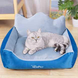 保暖猫窝全可拆洗冬天睡觉公主风四季 冬季 通用猫咪窝加厚宠物用品