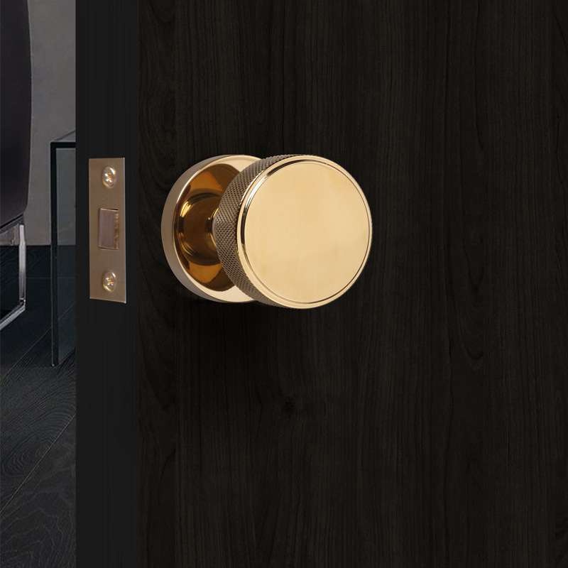 单面锁带锁体KR-YXM09卧室锁带钥匙内静音隐形锁具门把手合金木门