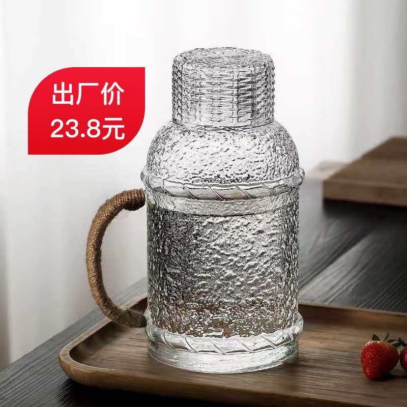 【 麻绳壶】凉水壶玻璃耐高温防爆冷水壶家用壶极简冷泡,3C数码配件,其它配件,淘宝优惠券,粉丝福利购,淘宝优惠卷