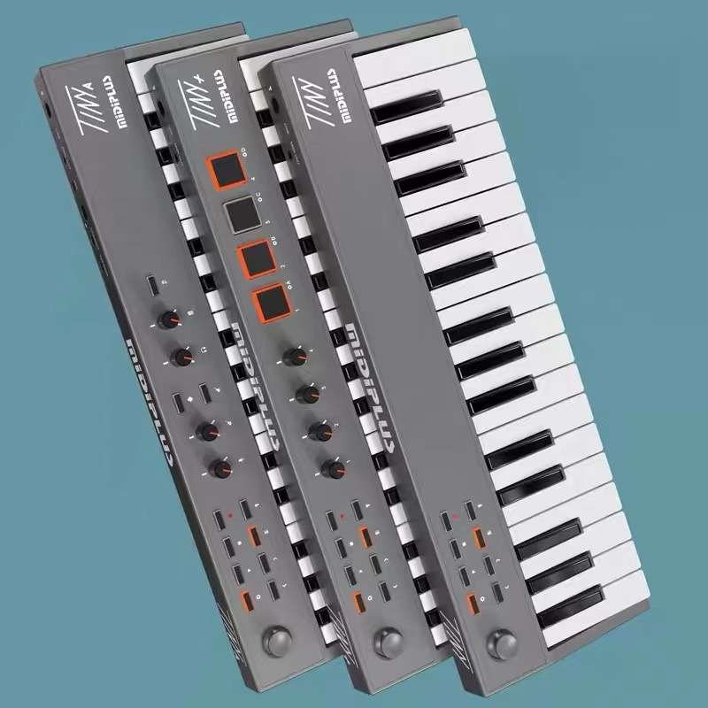MiDiPLUS TINY + 32键便携迷你小打击垫电音控制器编曲MIDI键盘