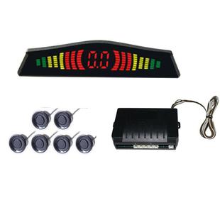 6探数码 LED倒车雷达前后倒车雷达前两探头后四探倒车雷达P300