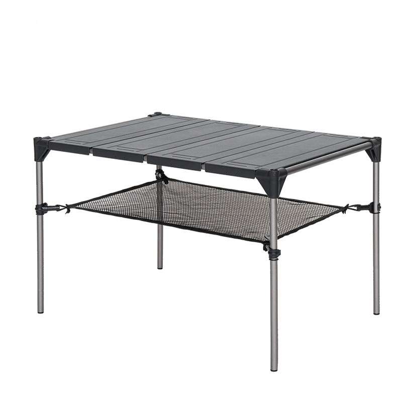 1P2R户外折叠桌野外露营枱自驾轻量铝合金便携烧烤野餐几何小桌子