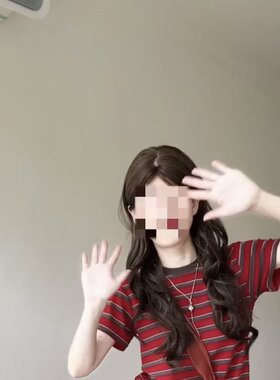 2026超火早春一整套韩系时尚高级感红色条纹短袖t恤半身裙套装女