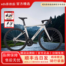 喜德盛2025新款AD300破风公路车铝合金车架20速中空牙盘油压碟刹