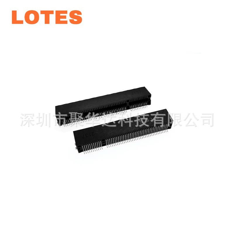 LOTES APCI0653 连接器PCIE显卡接口 98Pin 8X贴片型卧式母座