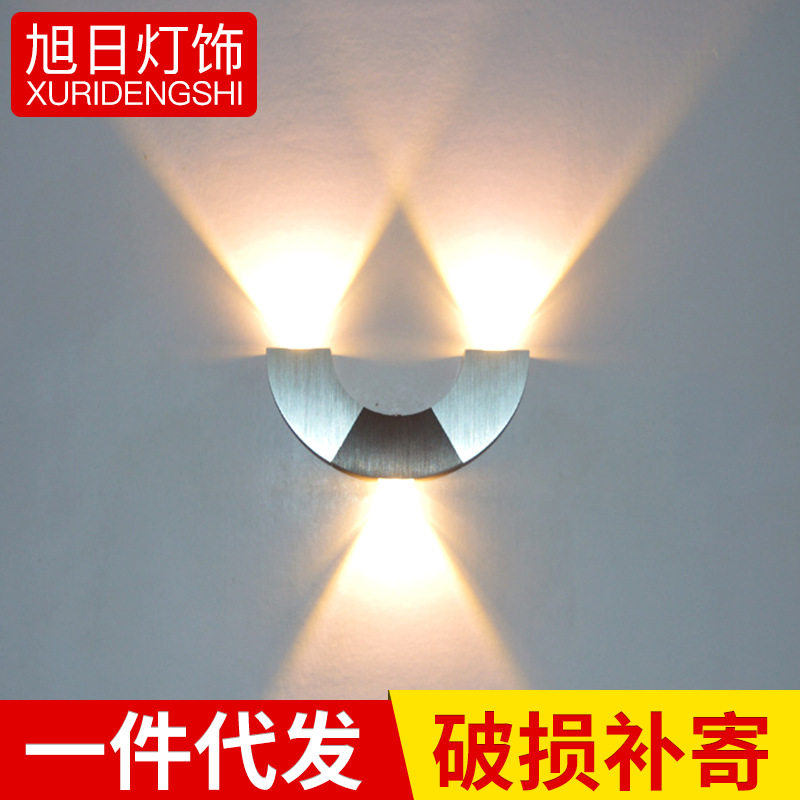 现代简约 铝材LED壁灯 客房玄关过道壁灯 KTV酒吧背景灯,标准件/零部件/工业耗材,其他管件,淘宝优惠券,粉丝福利购,淘宝优惠卷