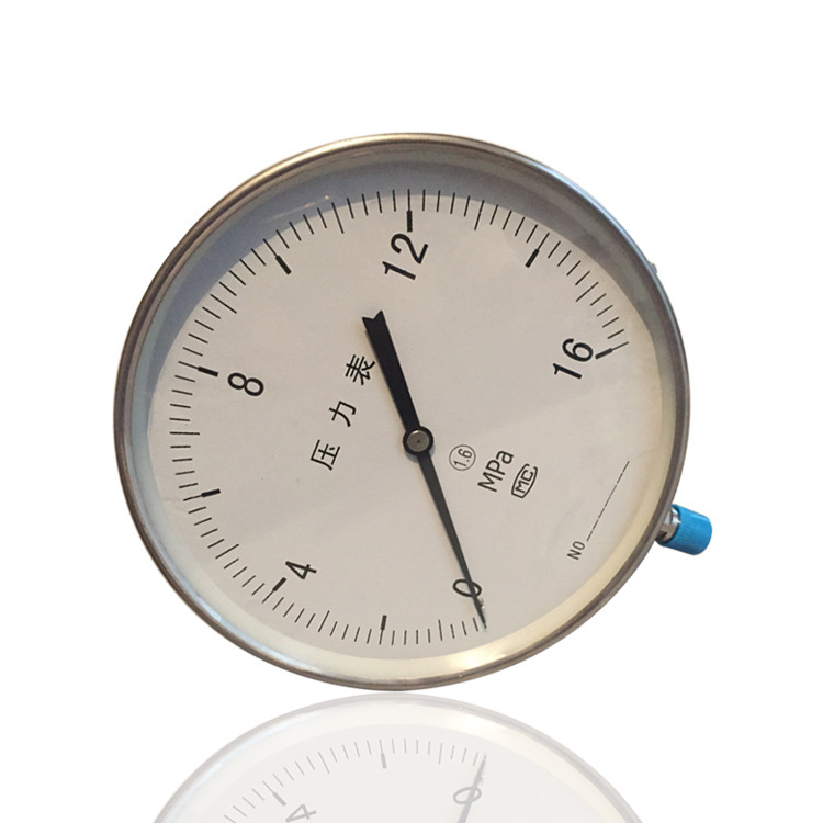 厂家供耐震抗振压力表充油压力表全钢压力表Y250 16MPA Y300批发