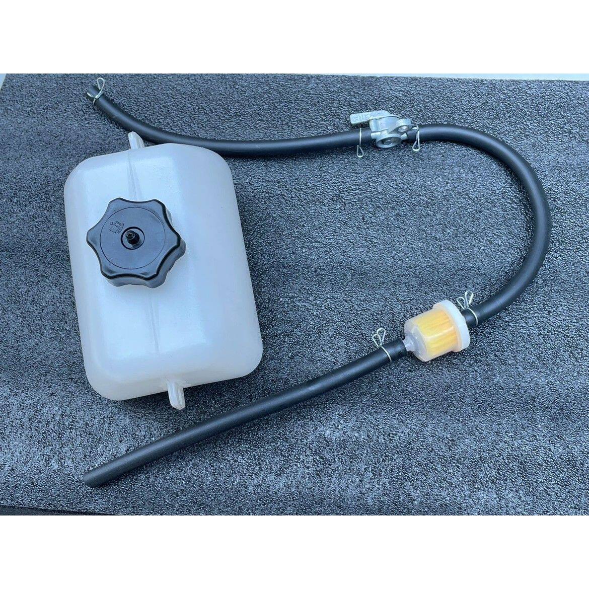 改装四轮漂移卡丁车小跑车迷你摩托车配件油箱塑料油壶油管开关