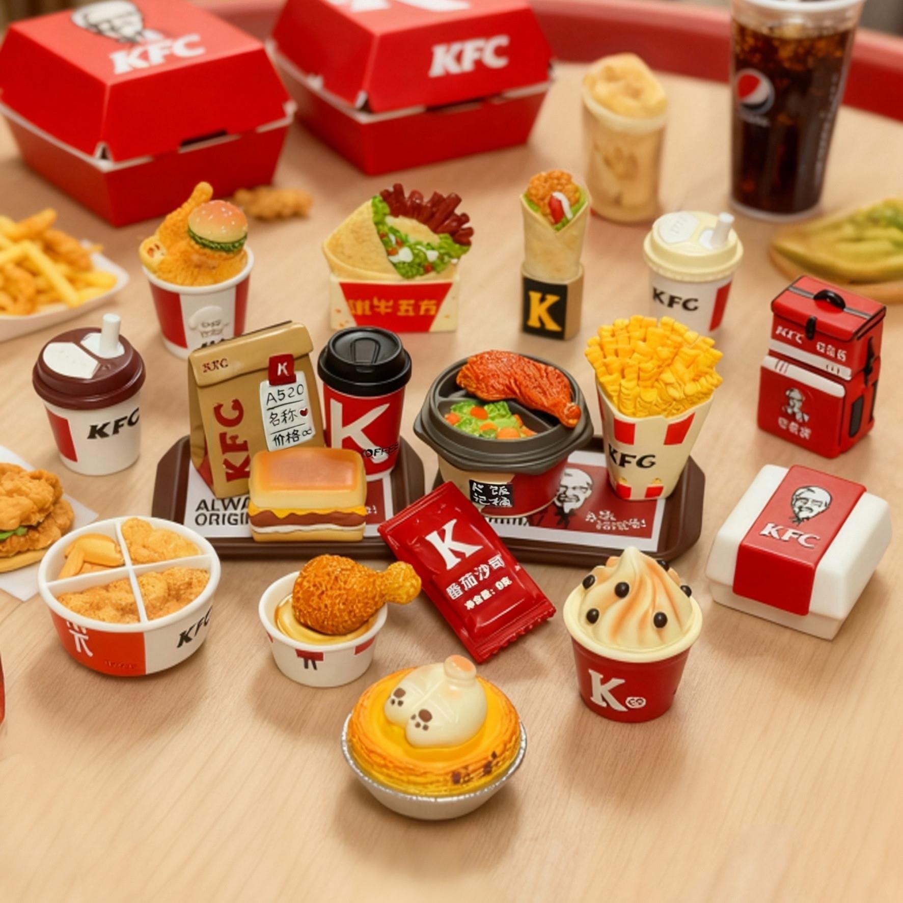 炸鸡桶套餐系列冰箱贴 【拍下不改地址】