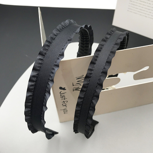 发箍女大花边布艺纯手工发卡拉直不断简约气质洗脸头箍头饰发饰品