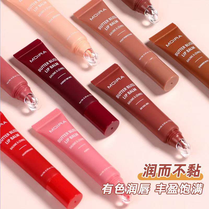 Moira Butter Bliss黄油润唇膏补水保湿填唇纹不粘唇彩唇蜜护唇膏