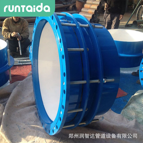 工厂耐高温B2F松套伸缩节304钢制限位伸缩器大挠度双法兰伸缩接头