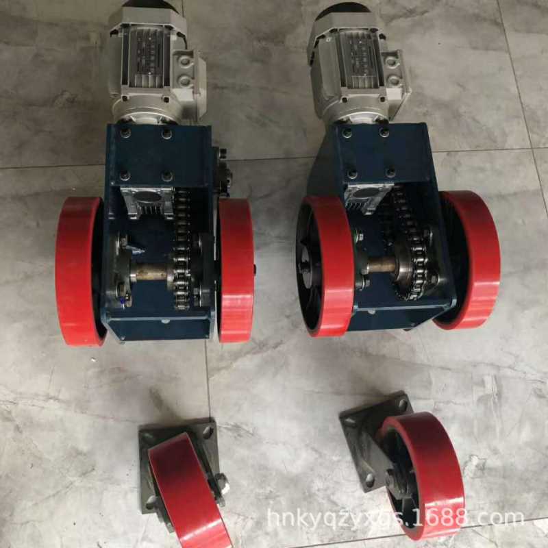 无轨道运行驱动装置LDA变速器端梁头双梁台车