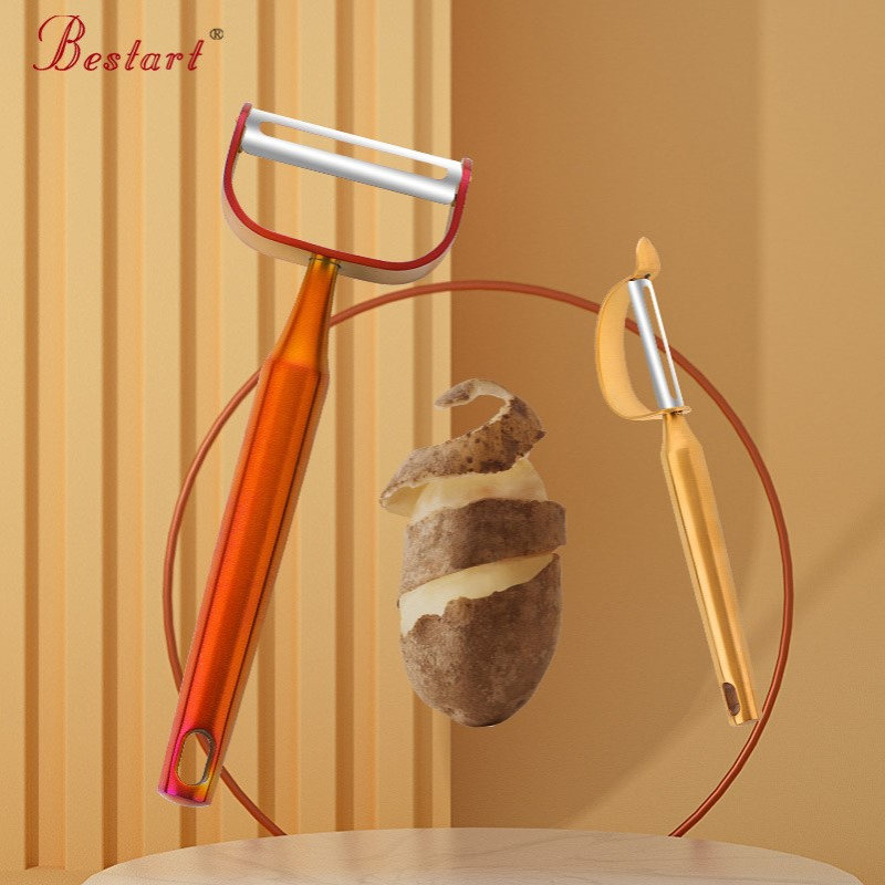 不锈钢多功能削皮刀锋利耐用家用厨房蔬果土豆刮皮刨丝器批发