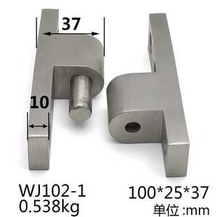 304不锈钢HT脱卸合页拆卸重型合页可拆卸不锈钢工业100 37mm