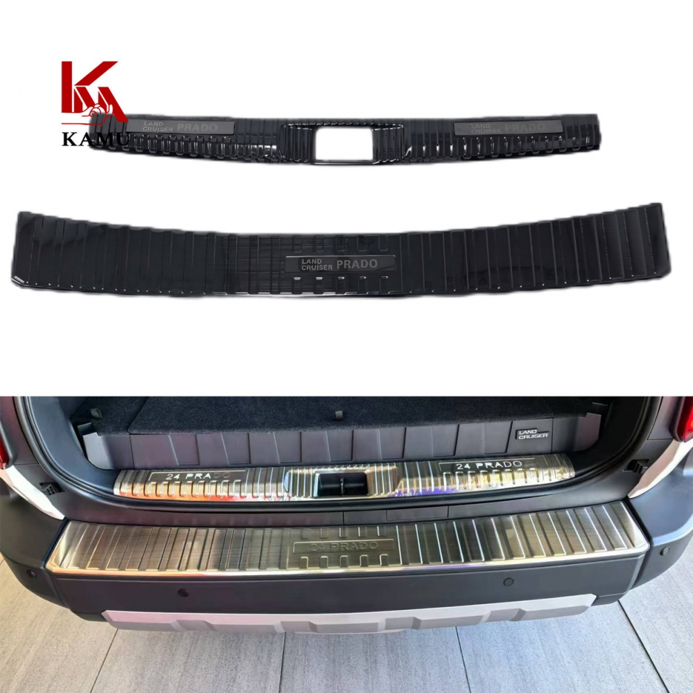 适用于丰田2024款普拉多Prado FJ250 不锈钢后护板后备箱防撞条