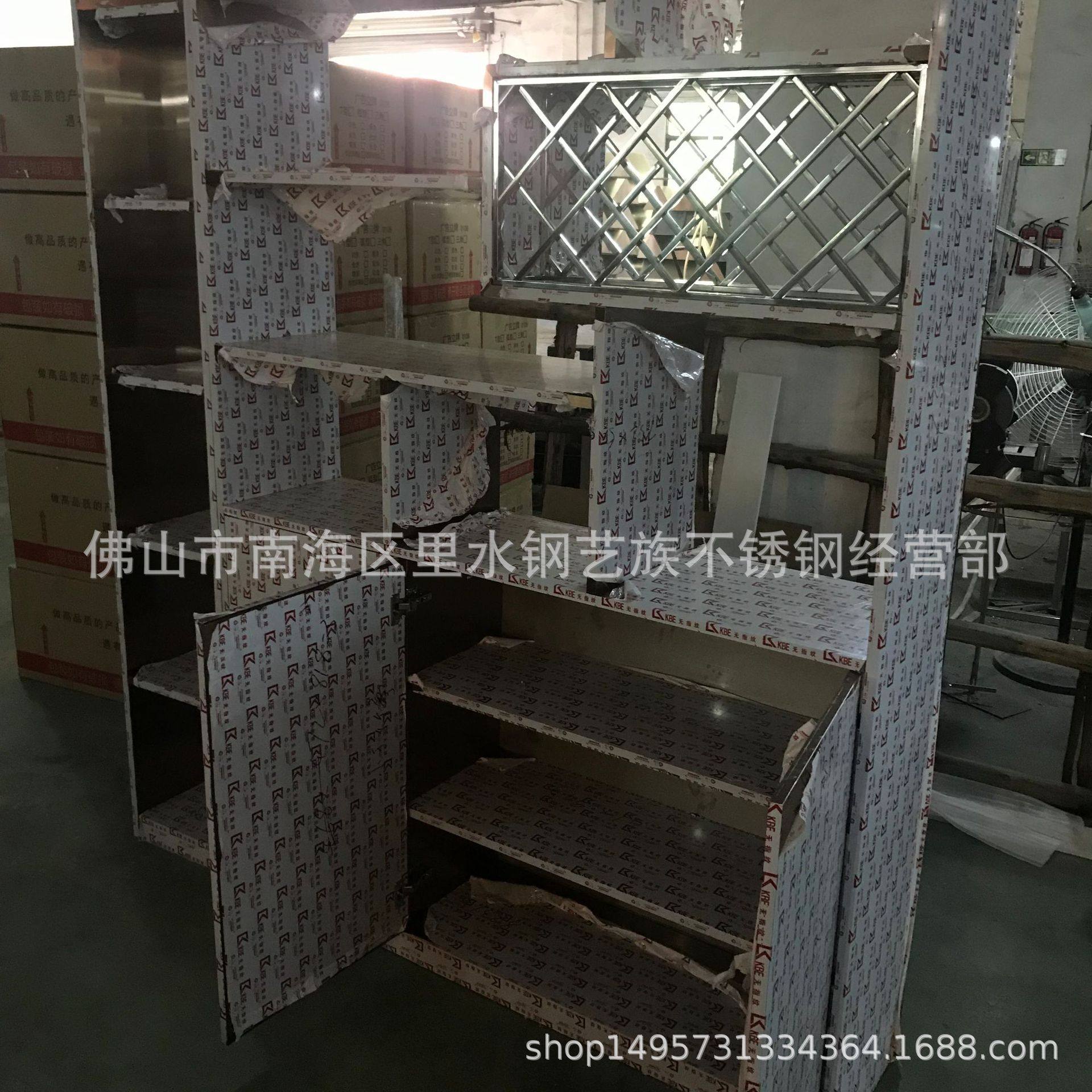 厂家 不锈钢酒柜酒架 红酒展示柜 新中式酒柜  家居装饰