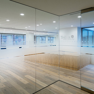 饰镂空磨砂玻璃贴纸 办公室隔断玻璃膜透光不透明免胶防窥玻璃门装