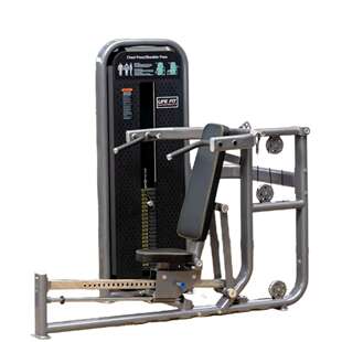 坐姿推胸推胸举肩一体机训练器商用健身房上斜卧分动式胸部训练器