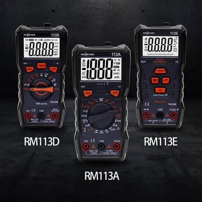RICHMETERS数字智能万用表6000数显RM113D式带磁铁
