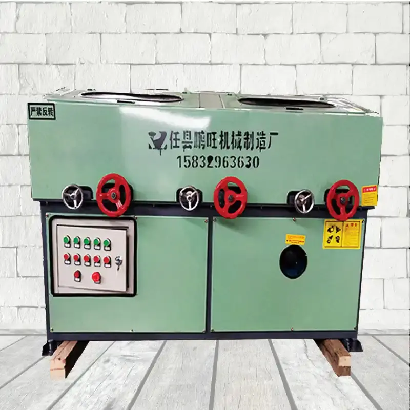 钢管自动除锈机大直径圆管抛光机全封闭外圆水磨拉丝机鹏旺机械