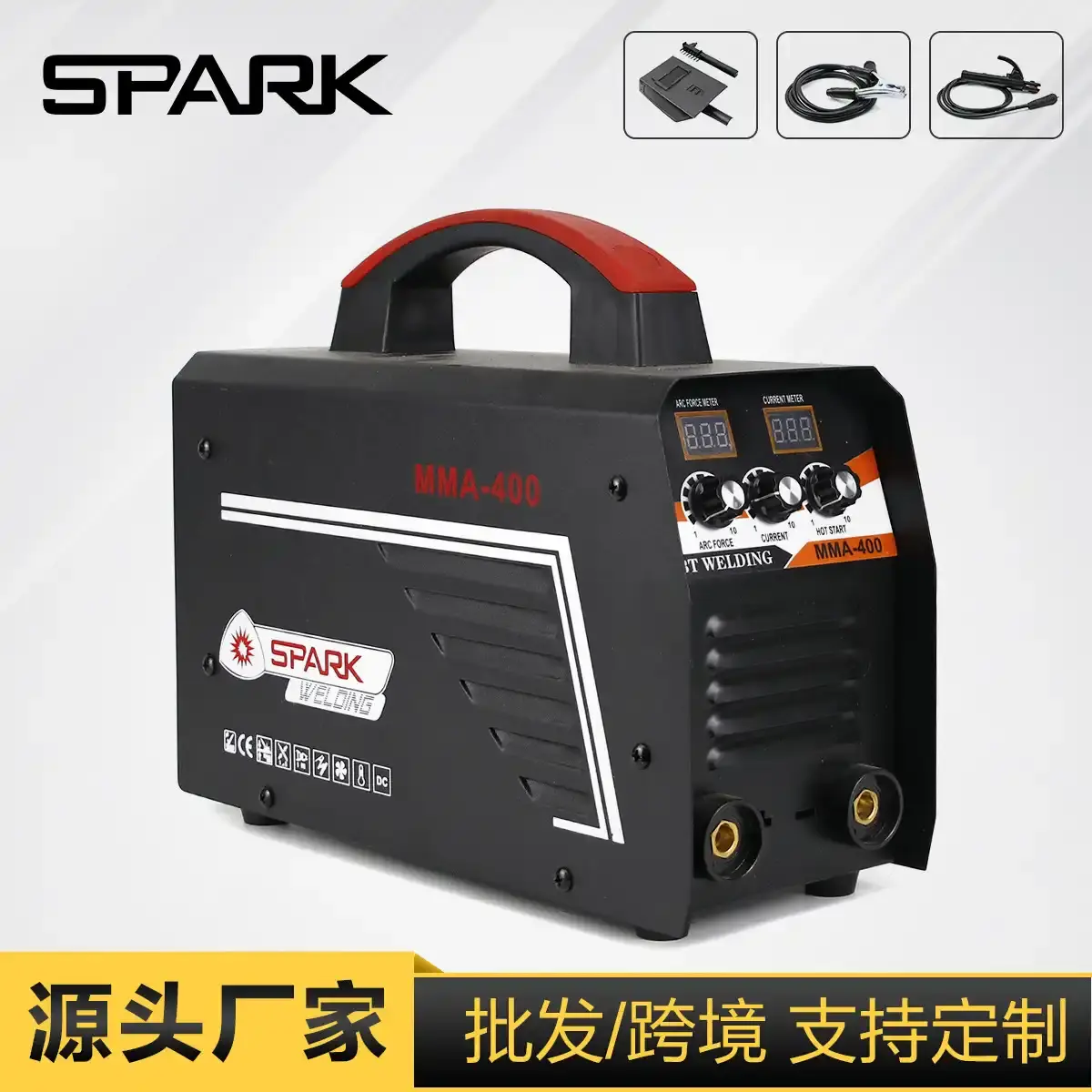 搜SPARK电商外贸SPARK逆变IGBT MMA 400手工电焊机智能电焊机