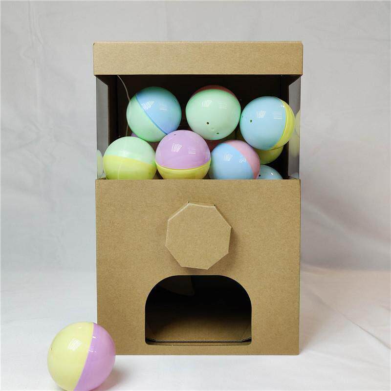 自制派对纸箱扭蛋机家庭diy纸板扭蛋机儿童奖励抽奖机玩具