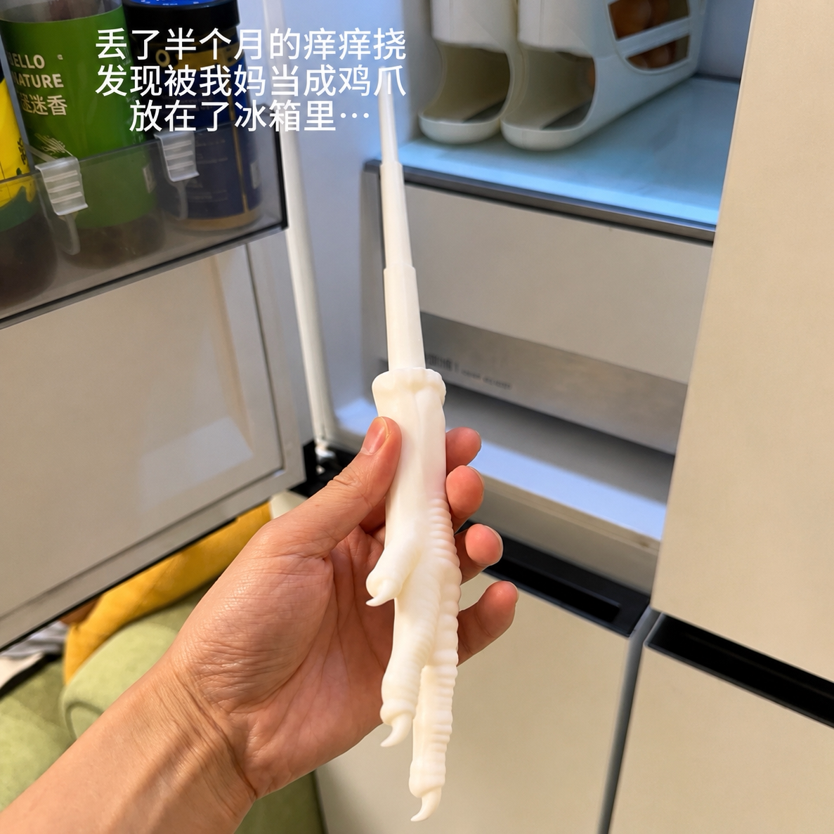 3D打印仿真鸡爪伸缩剑指读棒图片