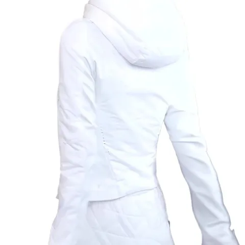 轻薄小个子2025风衣夹克新款短外套女夹棉修身洋气气质连帽小棉袄