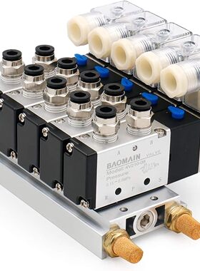 baomain 电磁阀4 V210 – 08 DC 24 V pt1 / 4 2定位5 Way B