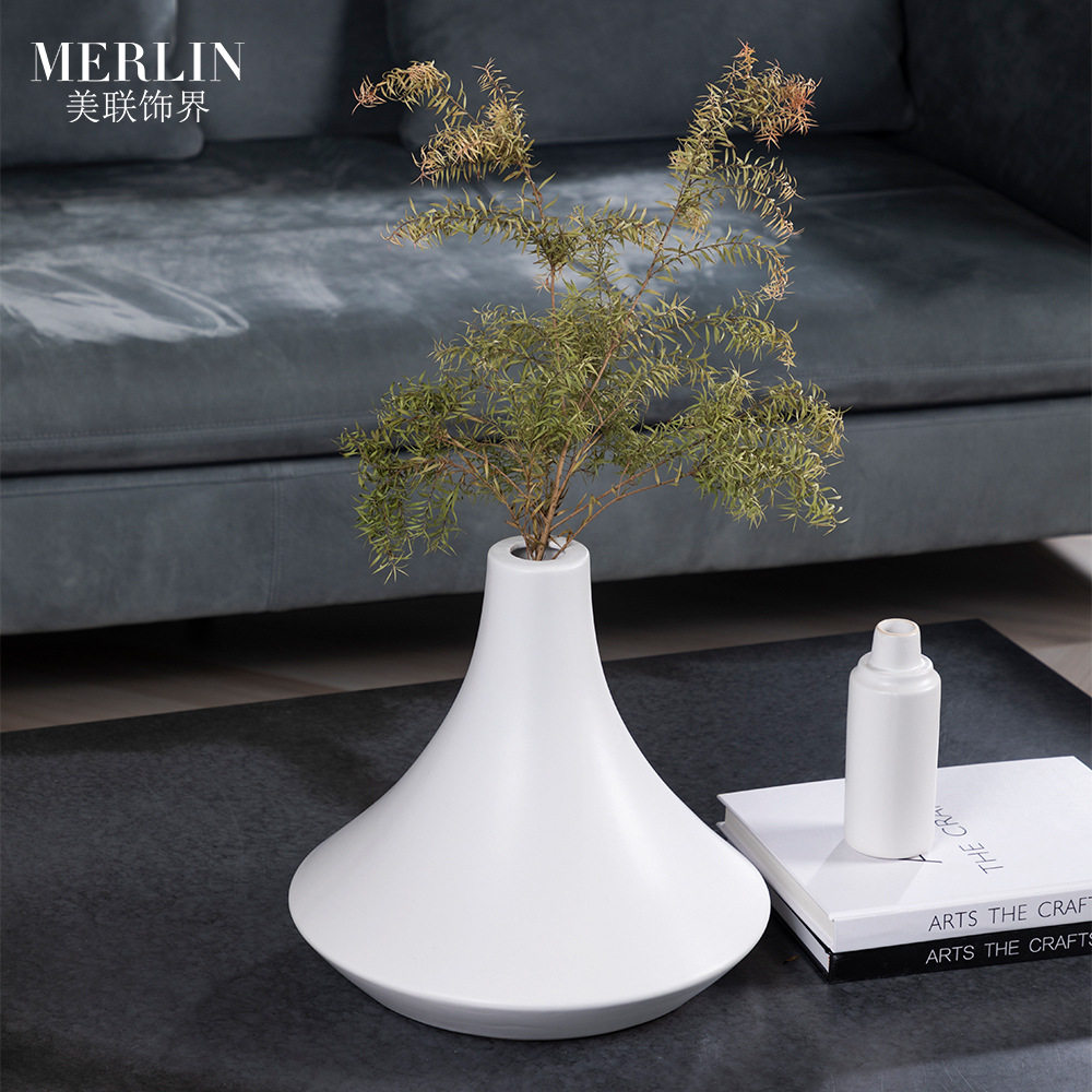 美联饰界水滴哑光花瓶装饰柜摆件卧室装饰品陶瓷花瓶高级感白色,办公设备/耗材/相关服务,其它,淘宝优惠券,粉丝福利购,淘宝优惠卷