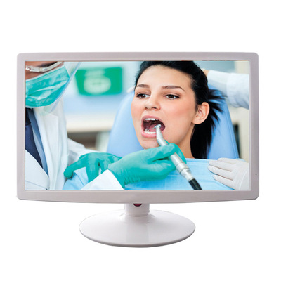 19寸白色宽屏台式液晶电脑办公显示器 可DVI HDMI USB RCA 等