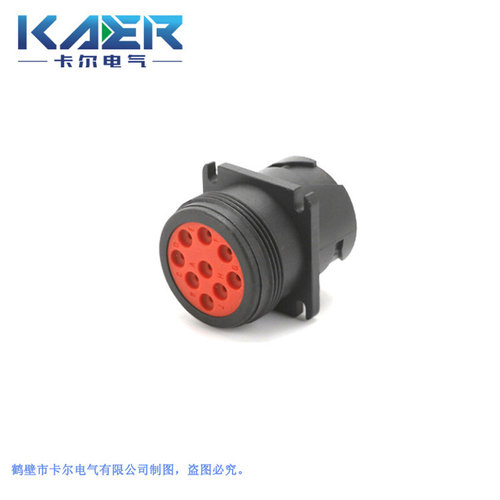 HD10-9-1939PE 汽车连接器国产 圆形9孔航插 复合型 线束插头