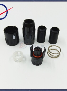 HR30-7P-12SC(71)航空圆形连接器插头HRS黑色12针