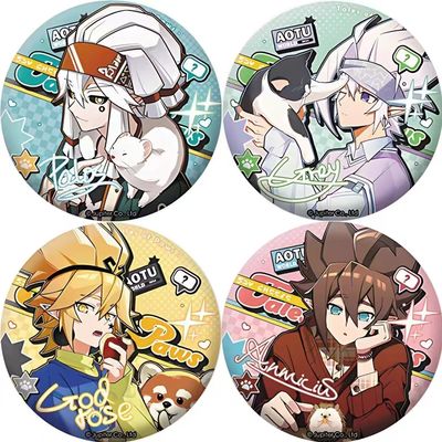 凹凸世界相伴时光系列格瑞安迷修雷狮帕洛斯嘉德罗斯徽章吧唧礼品