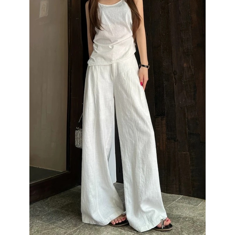 高个子女生服饰店垂感休闲拖地裤