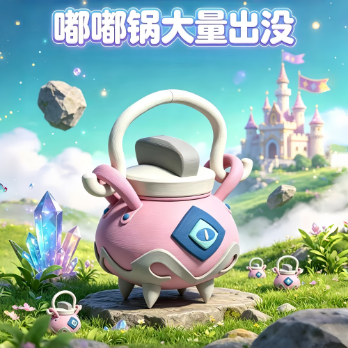 洛克王国嘟嘟锅3D打印手办