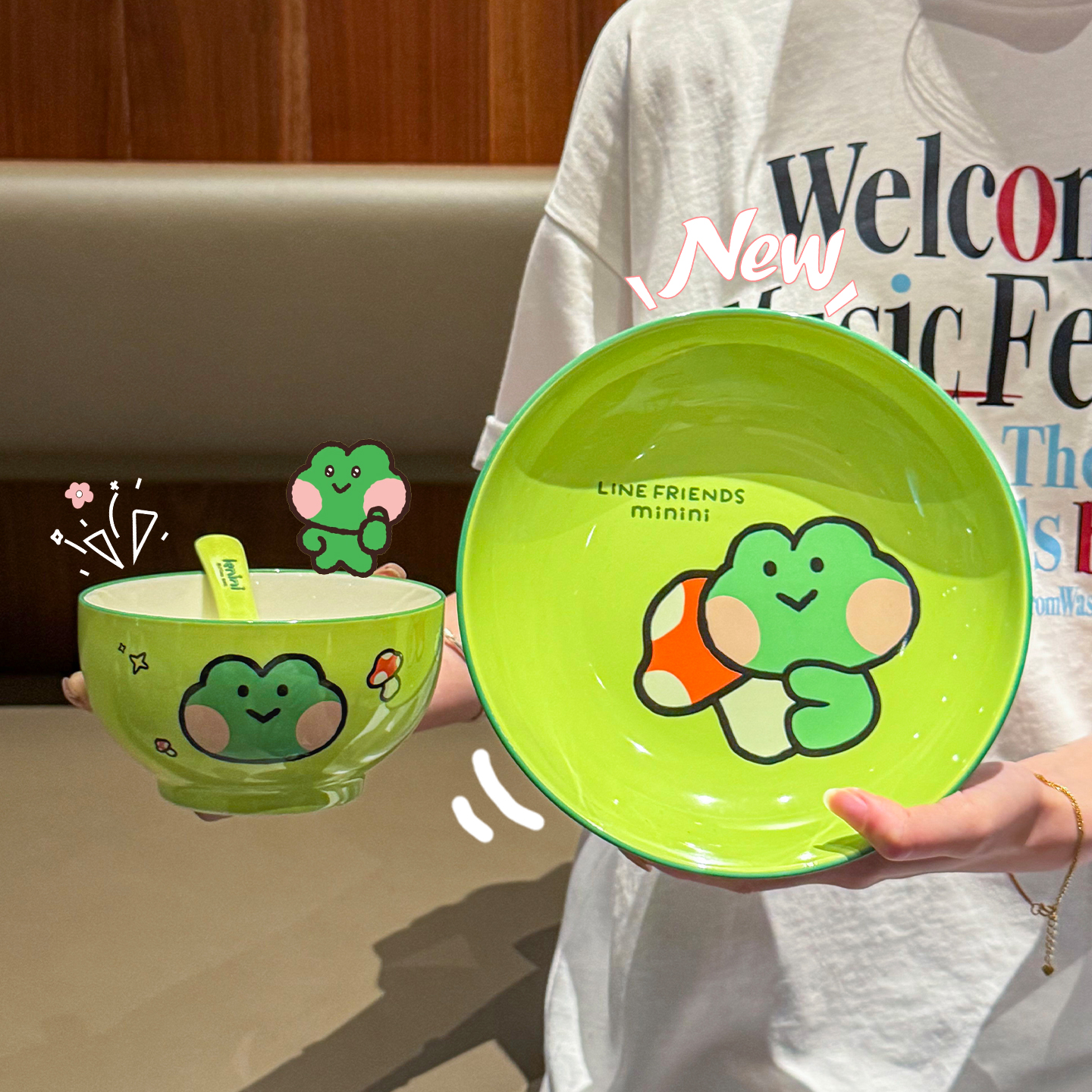 【正版联名】MININI联名陶瓷碗盘