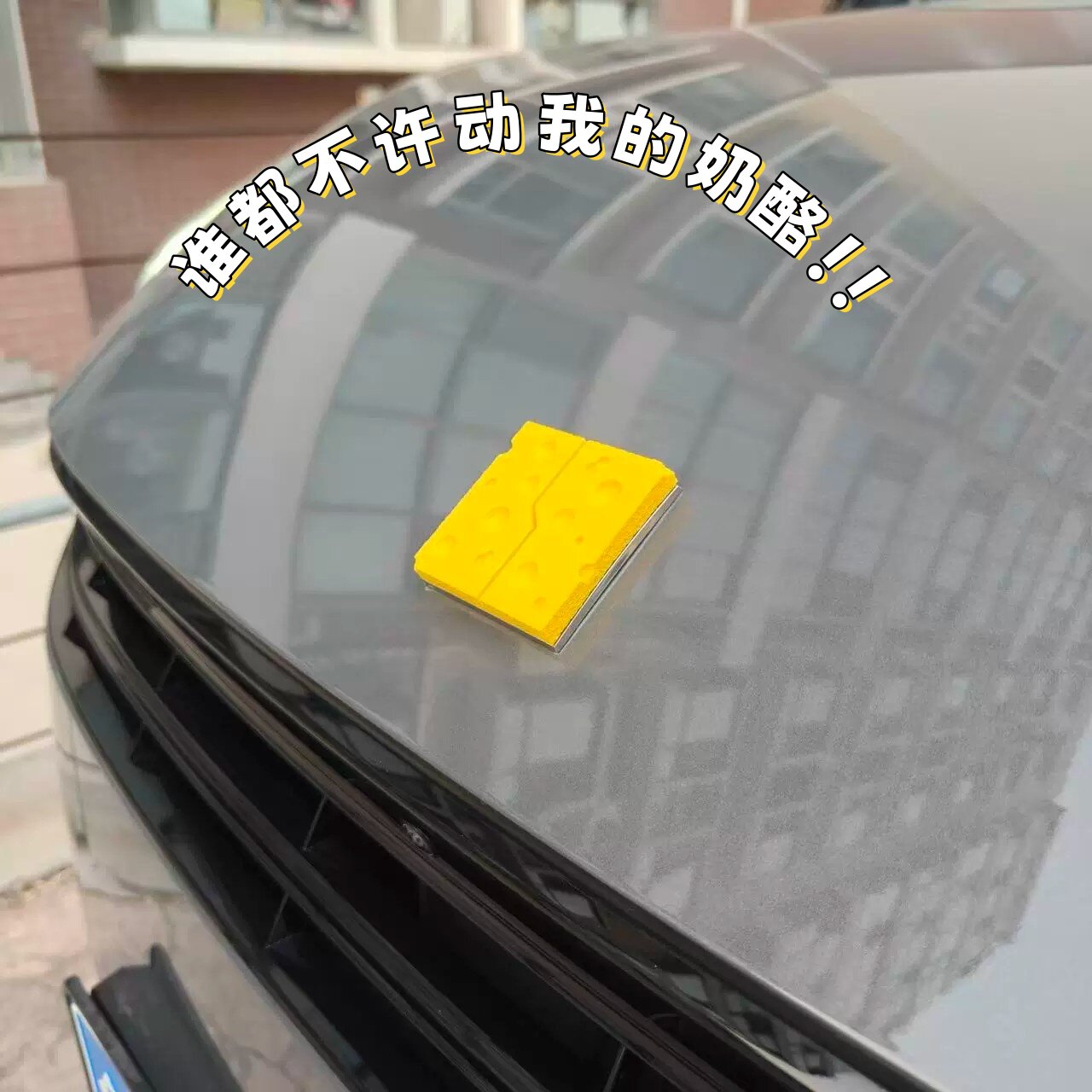 奶酪领克车标装饰贴立体3D打印图片