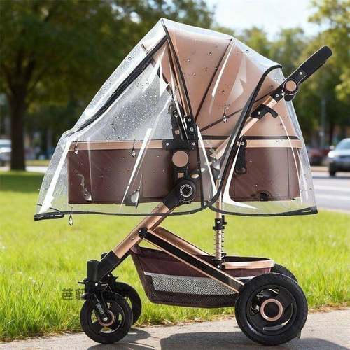 婴儿推车挡风罩通用型防水雨罩遛娃神器宝宝车防风雨棚冬季保暖罩