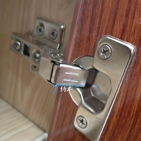 304不锈钢铰链阻尼缓冲液压门铰弹簧飞机烟斗衣柜橱柜门合页中弯