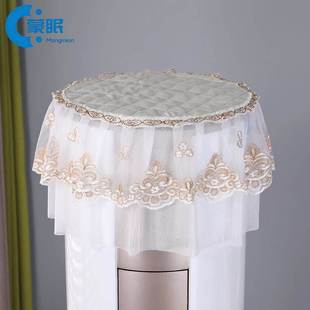 立地式空调防尘罩空调防尘罩中古风空调罩圆柱柜机罩客厅圆柜机防