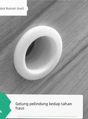 白色硅胶护线圈机箱电线保护套过孔绝缘圆孔保护圈桌面孔洞盖柔软