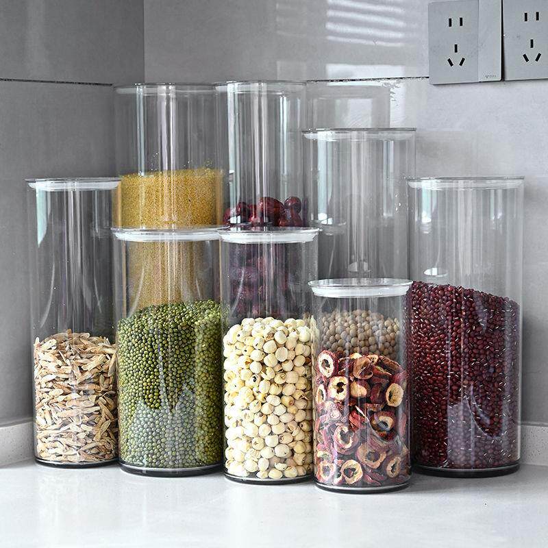 透明塑料米桶家用防虫防潮密封五谷杂粮食物储物罐大容量米缸面桶