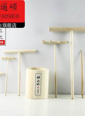 日式沙耙小竹耙子心理沙盘木推禅意枯山水造景摆件画圆耙工具套装