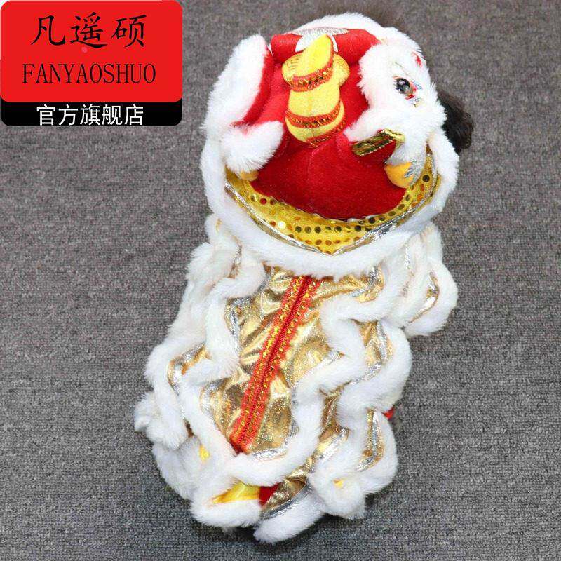 狗狗新年衣服宠物醒狮衣服猫咪狗狗过新年装舞狮秋冬季保暖年兽四