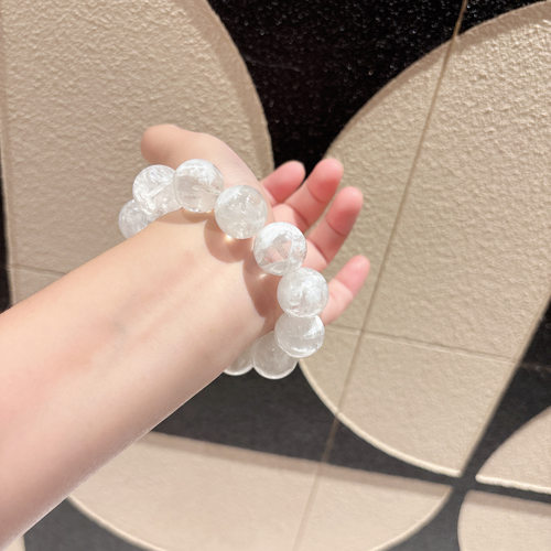 天然水晶高端白雪花幽灵17mm一物一拍生日礼物闺蜜生日情人节礼物