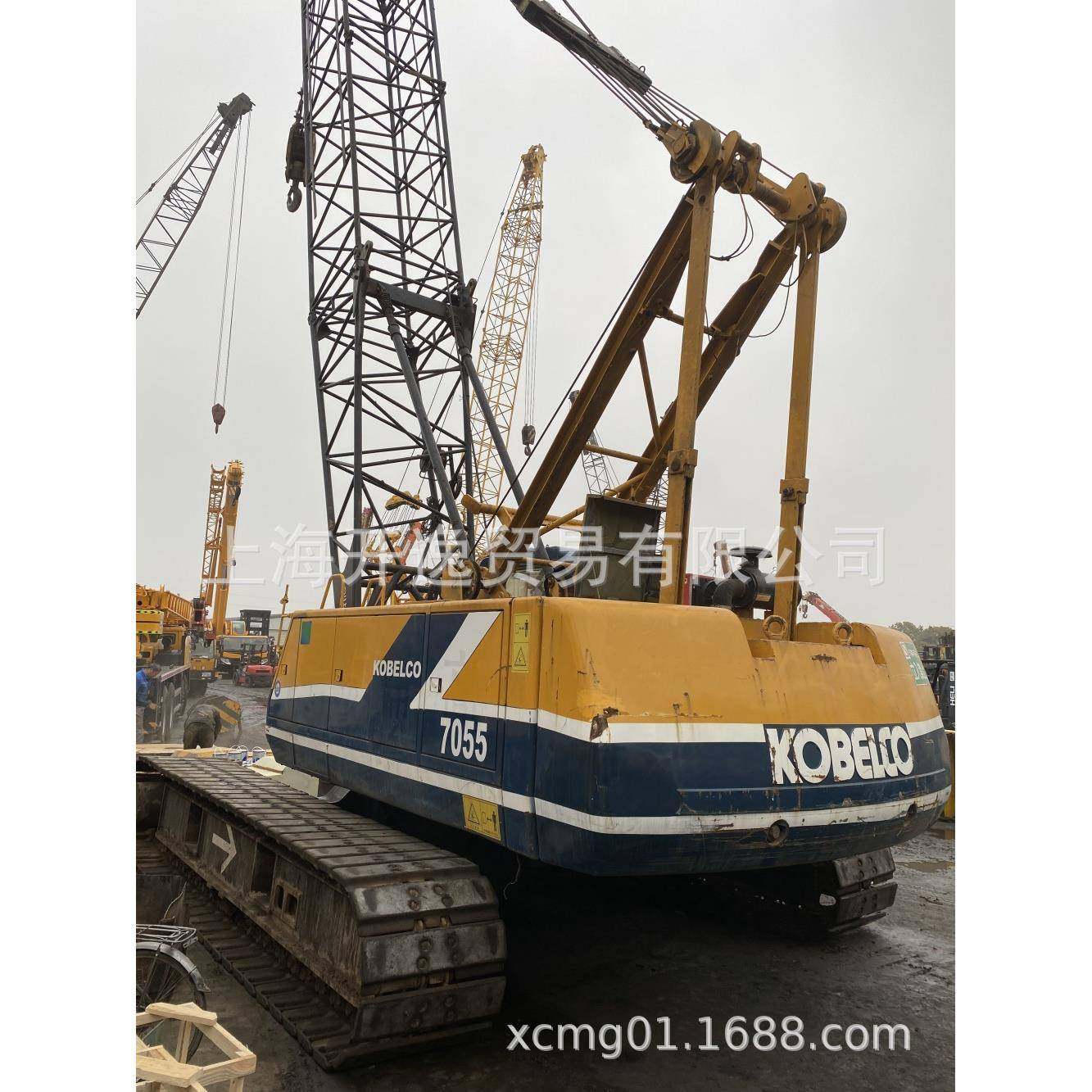 二手50吨履带吊日立住友石川岛kobelco7055原漆履带吊