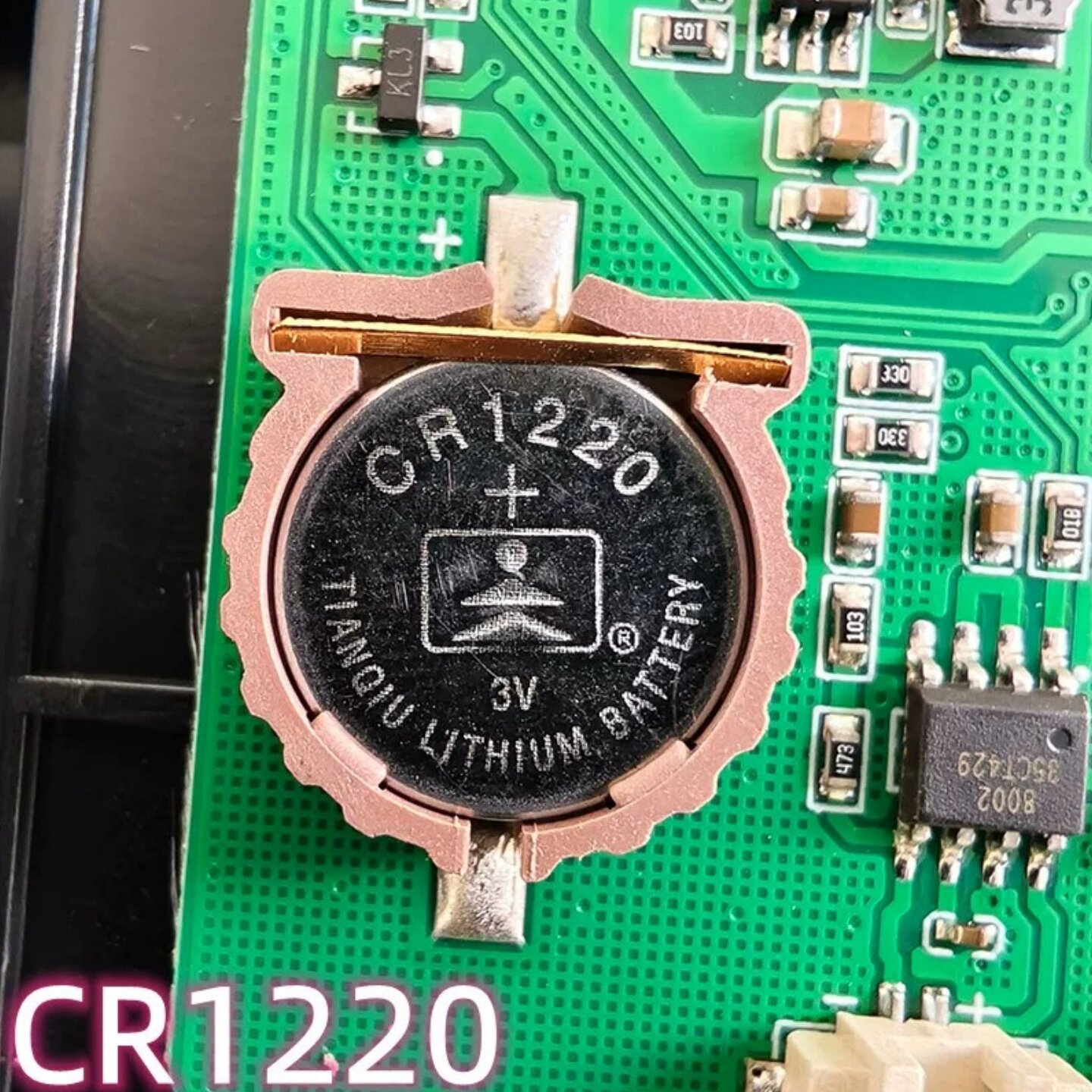 CR1220/3V纽扣电池录像机触控